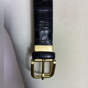 Melzan Genuine Crocodile Leather Belt